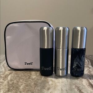 S'well Travel Bottle Trio with Case NWOT